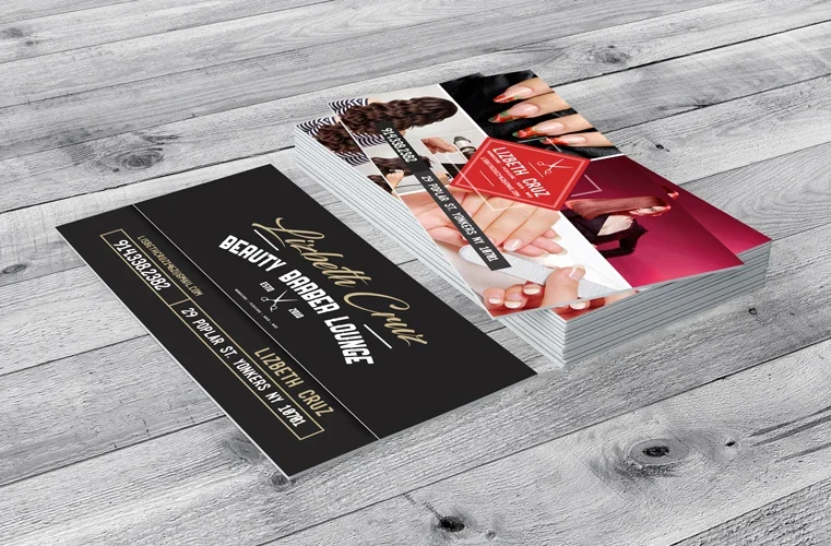 Matte business card